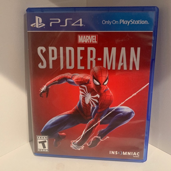 Sony PS4 Spider-Man Marvel Video Game Disc